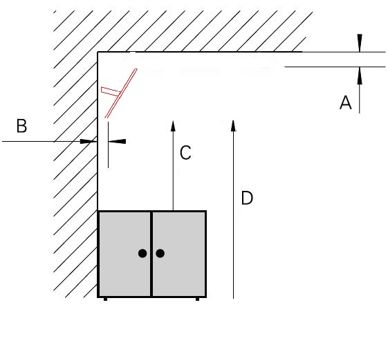 Shadow Crystal wall mounting distances